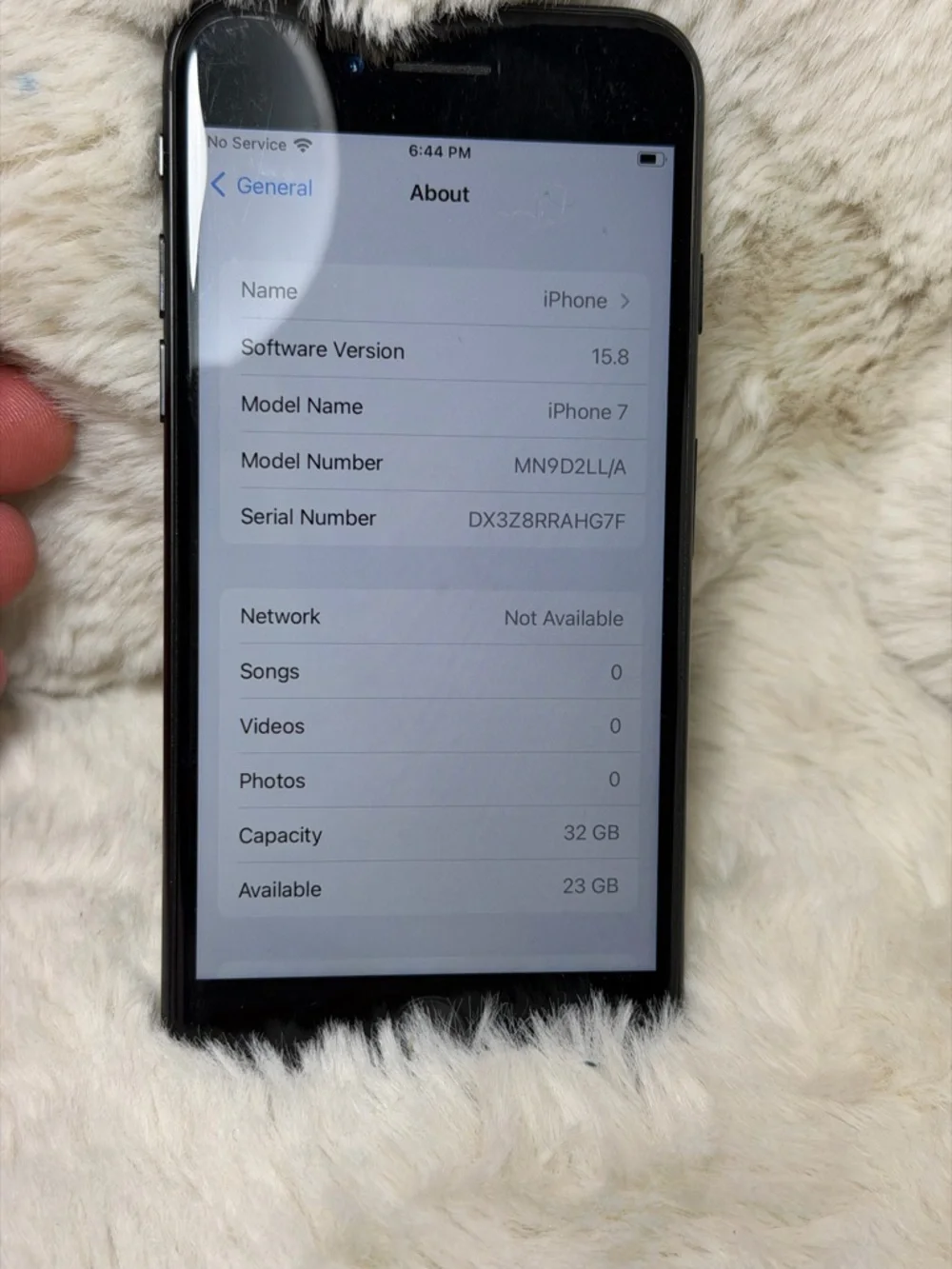Apple iPhone Black Front Screen Display